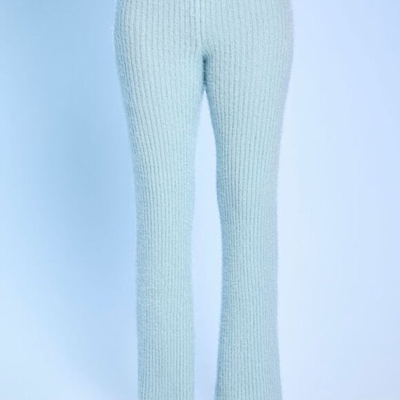 NWT Hello Kitty Sweater-Knit Flare Pants 🩵 Small - Picture 4 of 5